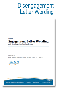 sample disengagement letter
