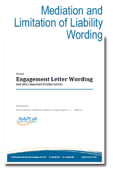 sample ADR & limitation of Liability wording
