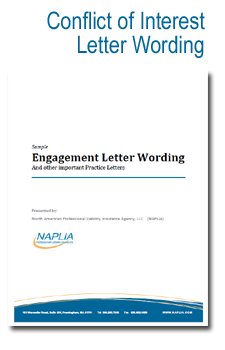 sample conflict of interest letter